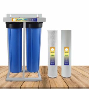 Two stage jumbo water filter